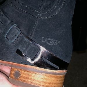 UGG Black Suede Boots.